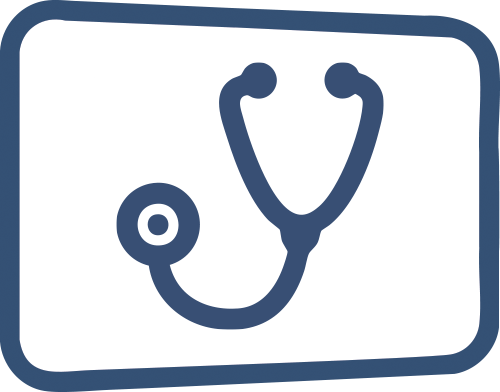 Image symbolique du stéthoscope Sur l’image, on voit un stéthoscope comme symbole de la solution d’assurance maladie PRO LIFE.